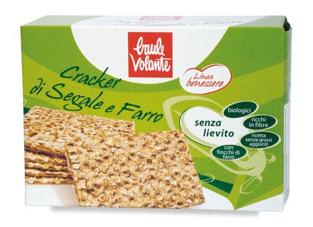 Baule Volante Linea Benessere Cracker Segale E Farro 250g-2