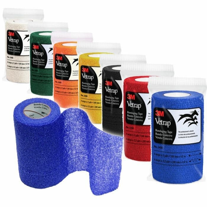 Vetrap Fascia Elastica Per Equini Blu 5cm 1 Pezzo-1