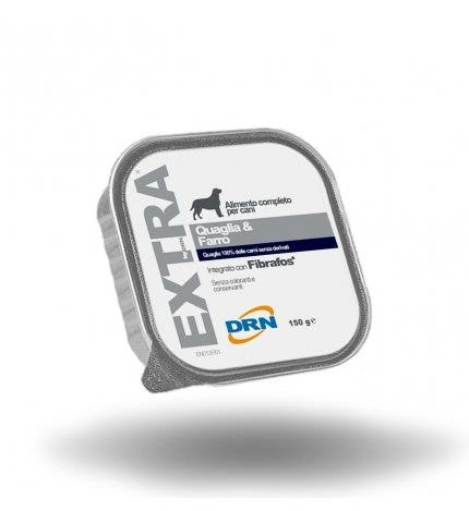 Drn Extra Quaglia E Farro Cibo Umido Cani Adulti Vaschetta 150g-2
