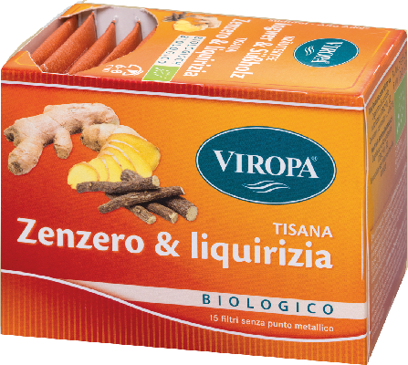 Viropa Tisana Zenzero E Liquirizia Bio 15 Filtri-2