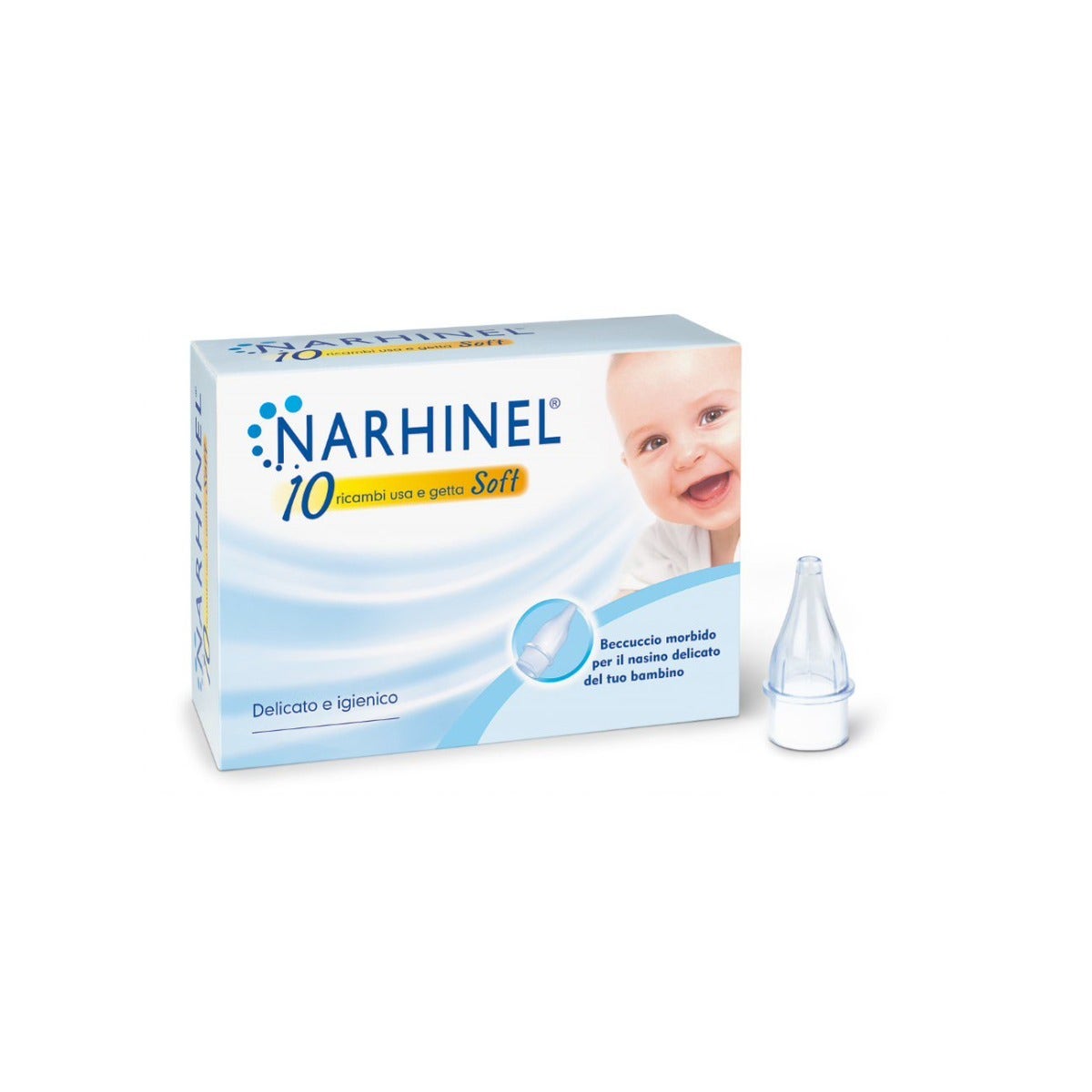 Narhinel 10 Ricambi Soft Aspiratore Nasale-4