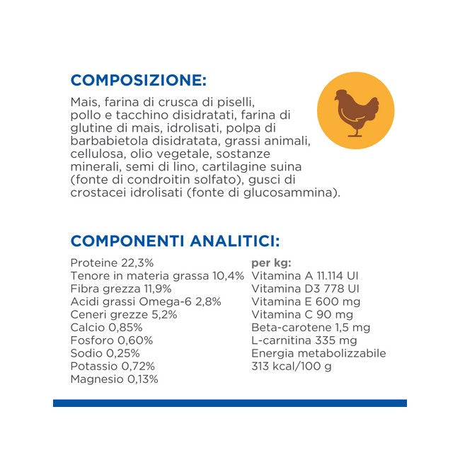 Hill's Science Plan Light Adult 1 - 6 Anni Crocchette Pollo Per Cani Taglia Grande Sacco 12kg-2