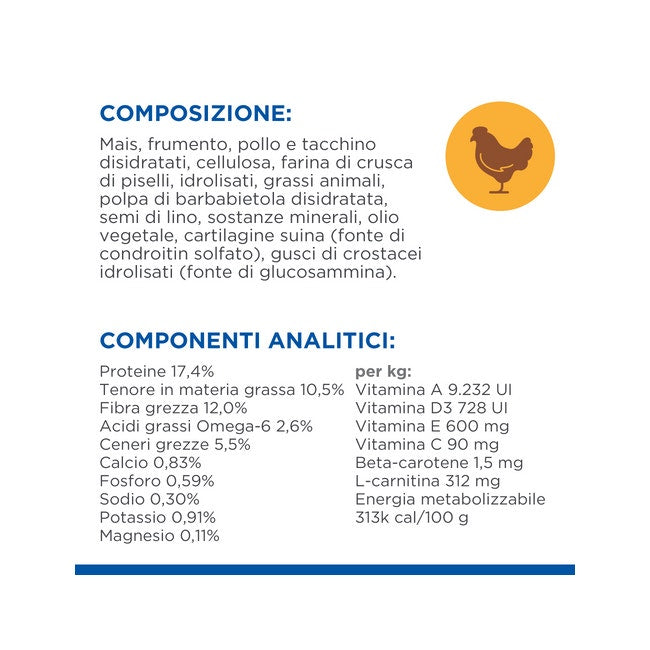 Hill's Science Plan Light Mature 7+ Anni Crocchette Pollo Per Cani Di Taglia Media Sacco 12kg-2