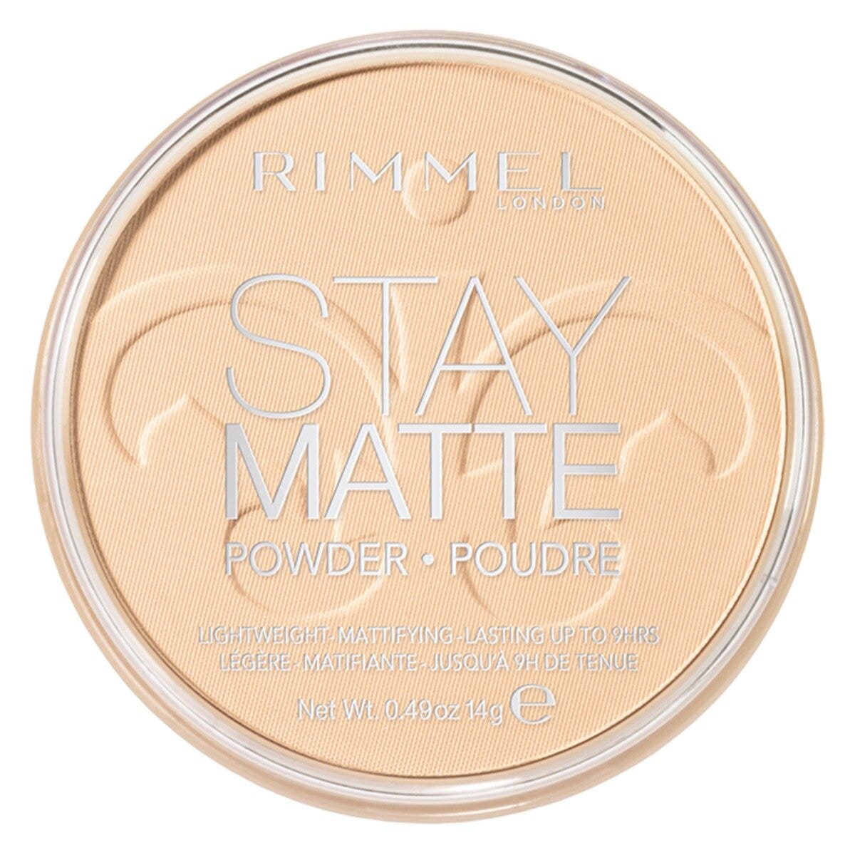 Rimmel Cipria Compatta Stay Matte Tonalità 001 Transparent 14g-1