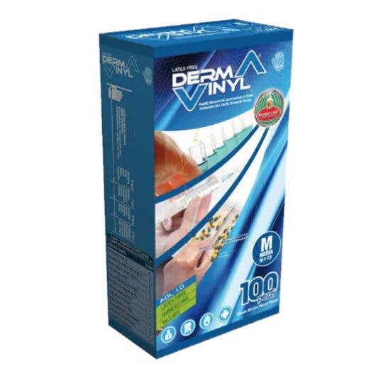 Dermavinyl Guanto Monouso Vinile Taglia Small 100 Pezzi-1