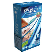 Dermavinyl Powder Free Guanti In Vinile Sterili Monouso Taglia M 100 Pezzi-1