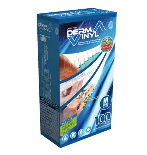 Dermavinyl Guanto Monouso Vinile Taglia Large 100 Pezzi-1