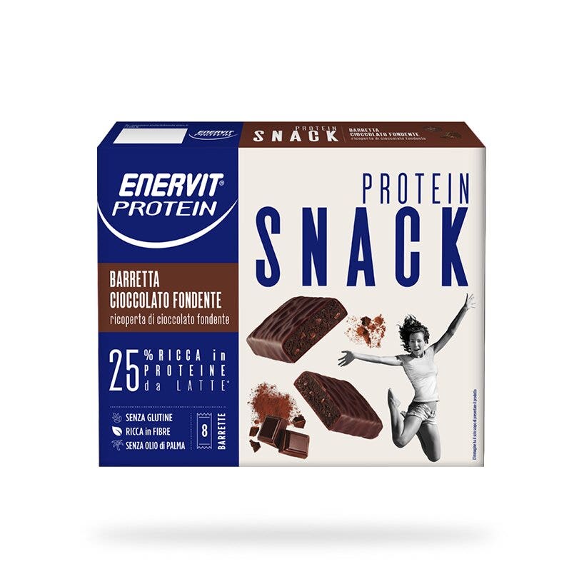 Enervit Protein Snack Cioccolato Fondente 8 Barrette-5