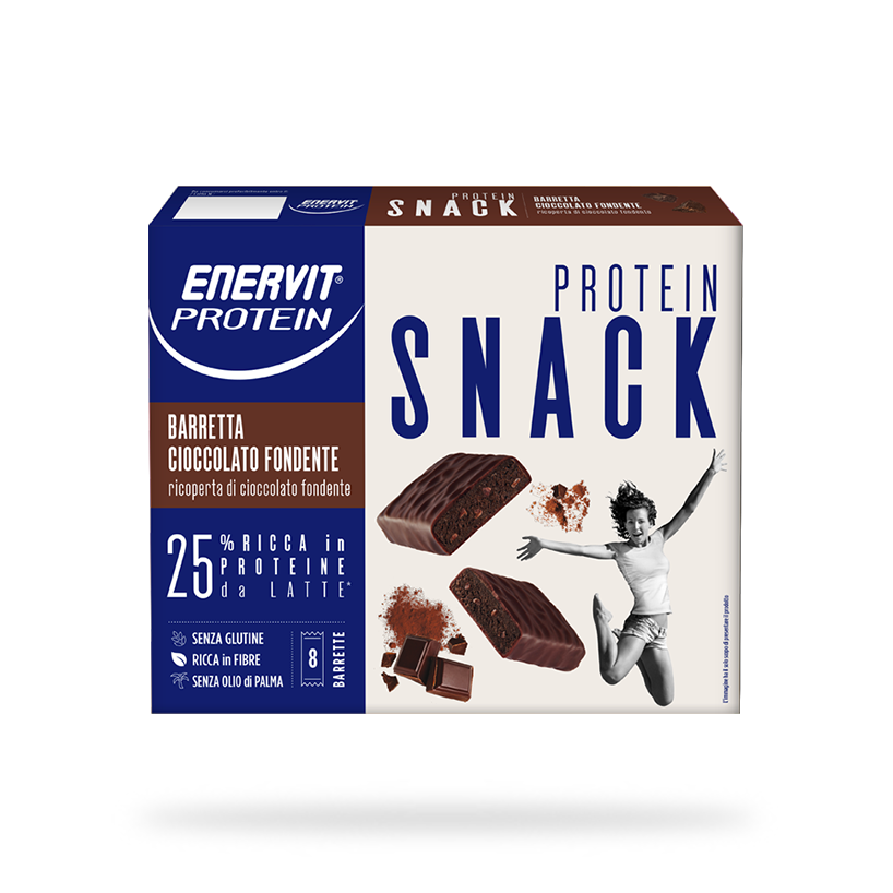 Enervit Protein Snack Cioccolato Fondente 8 Barrette-2