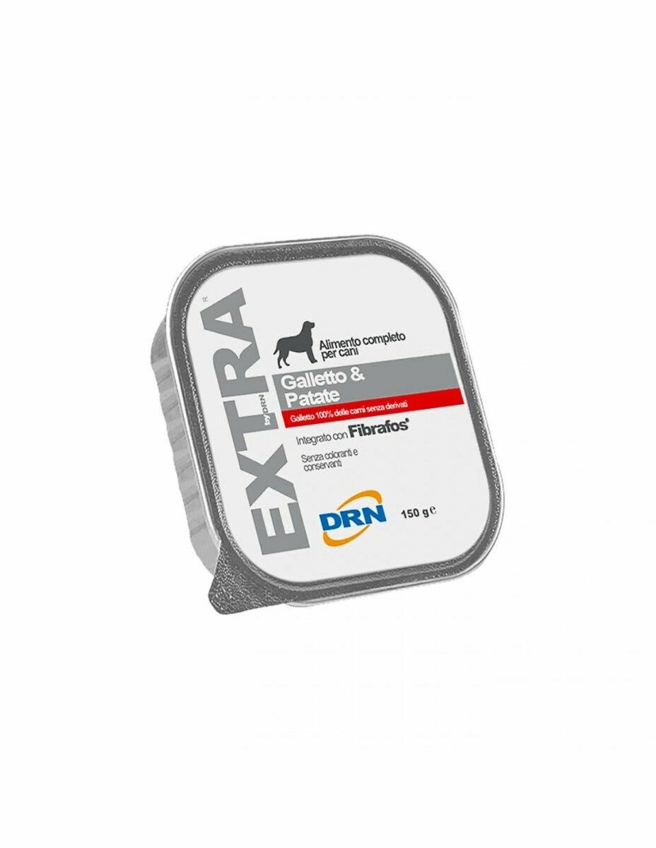 Drn Extra Galletto E Patate Cibo Umido Cani Adulti Vaschetta 150g-2