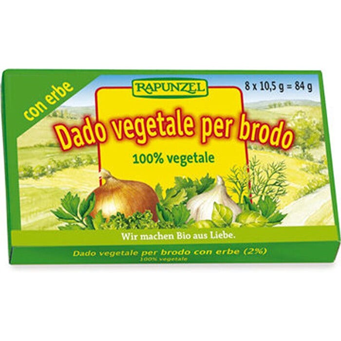 Rapunzel Dado Biologico Vegetale Con Erbe 8 Dadi-1