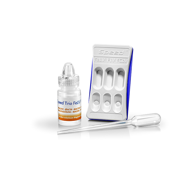 Virbac Speed Trio FeLV/FIV/FCo Test Diagnostico Qualitativo Per Gatti 6 Test-1