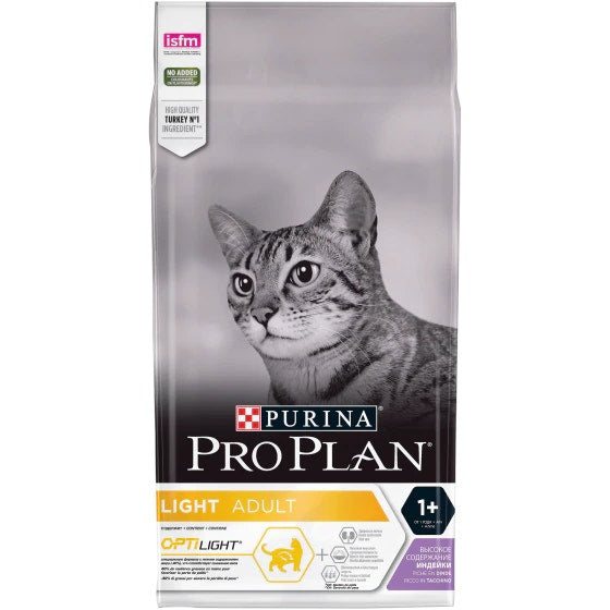 Purina Pro Plan Light Gatto Crocchette Tacchino Sacco 1,5kg-2