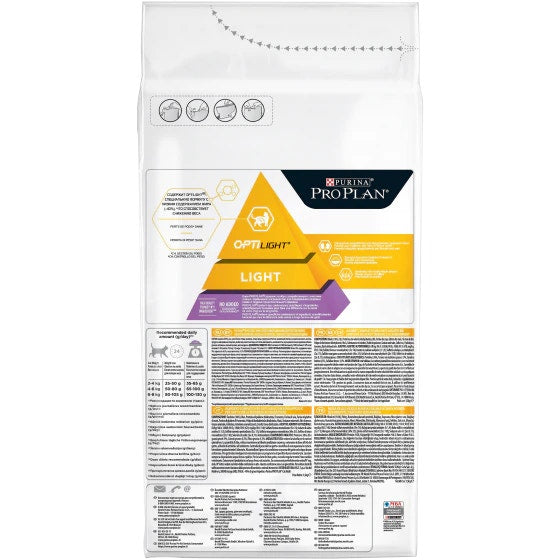 Purina Pro Plan Light Gatto Crocchette Tacchino Sacco 1,5kg-3