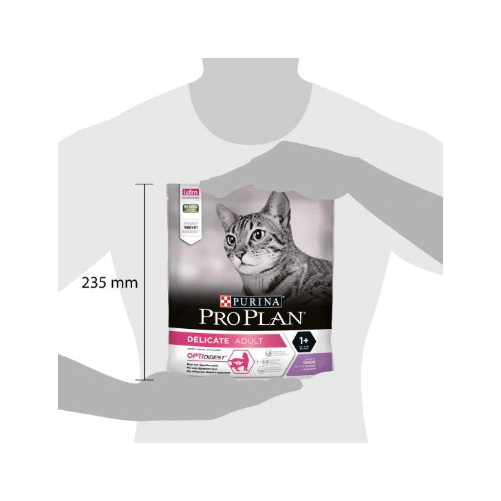 Purina Pro Plan Delicate Gatto Crocchette Tacchino Busta 400g-3