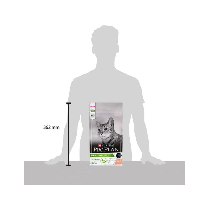 Purina Pro Plan Sterilised Gatto Crocchette Salmone Sacco 1,5kg-4