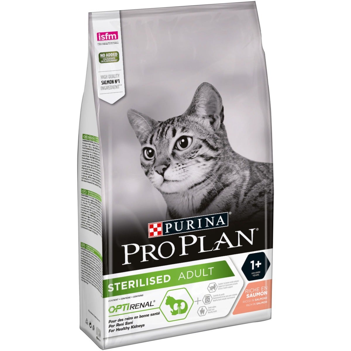 Purina Pro Plan Sterilised Gatto Crocchette Salmone Sacco 1,5kg-1