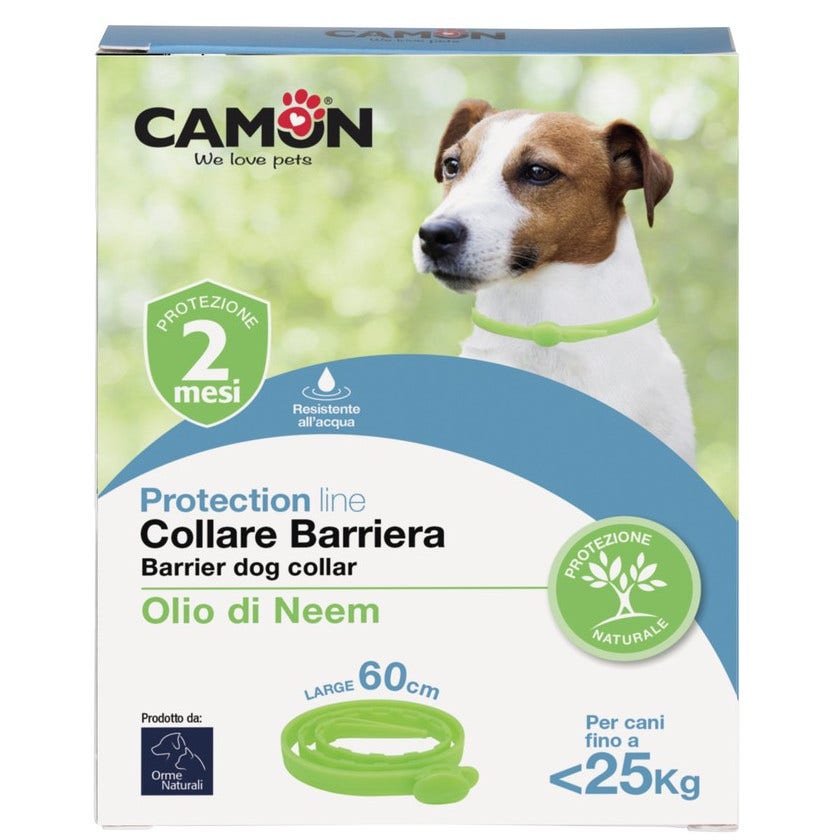 Camon Protection Collare Antiparassitario Olio Neem Cane Fino A 25 Kg ...