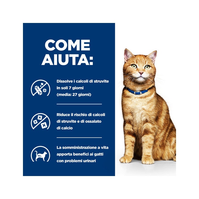Hill's Prescription Diet C/D Multicare Crocchette Al Pollo Per Gatti Sacco 1,5kg-3