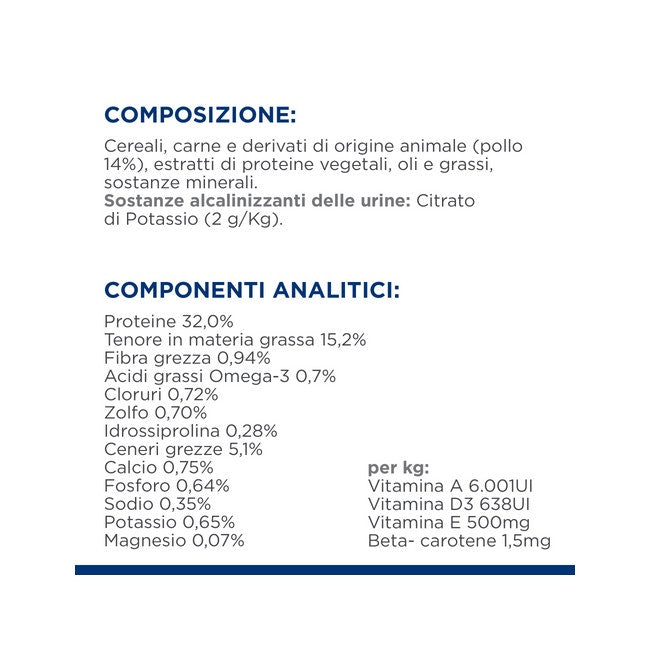 Hill's Prescription Diet C/D Multicare Crocchette Al Pollo Per Gatti Sacco 1,5kg-6