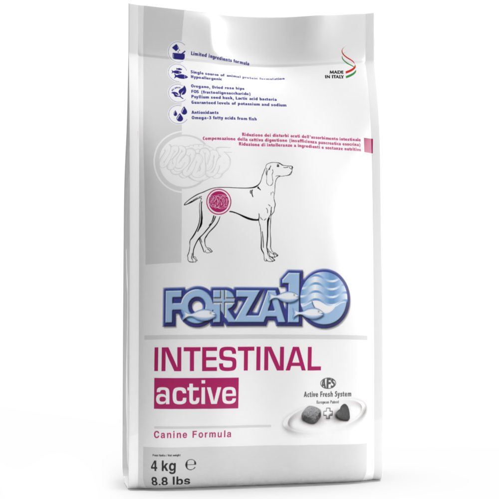 Forza10 Active Intestinal Cibo Secco Cani Adulti Sacco 4kg-1