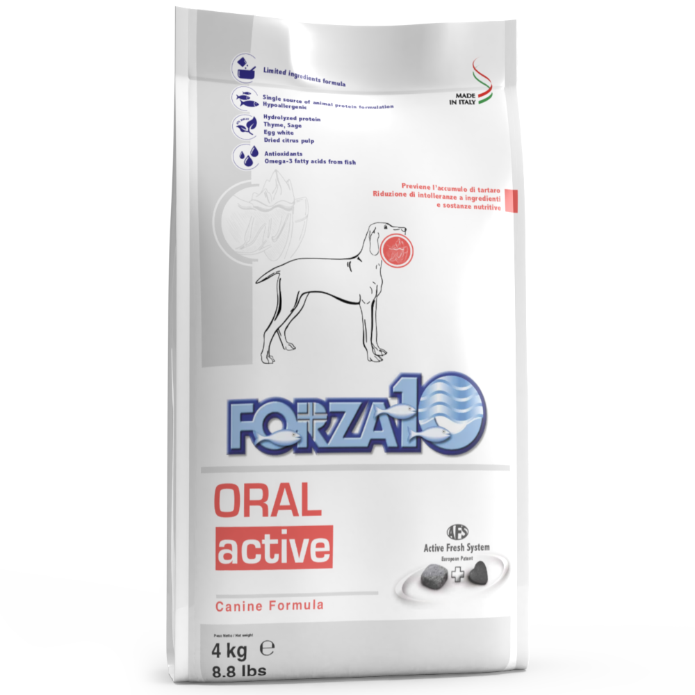 Forza10 Oral Active Cibo Secco Cani Adulti Sacco 4kg-2