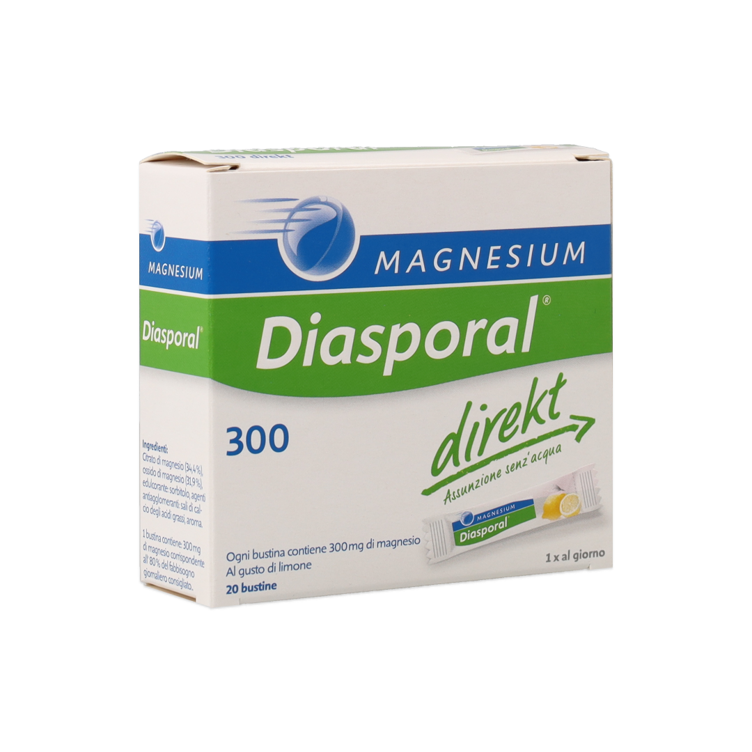 Magnesium Diasporal Limone 20 Bustine Polvere Orosolubile-3