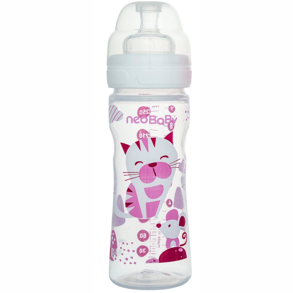 Neo Baby Biberon Rosa 330ml-1