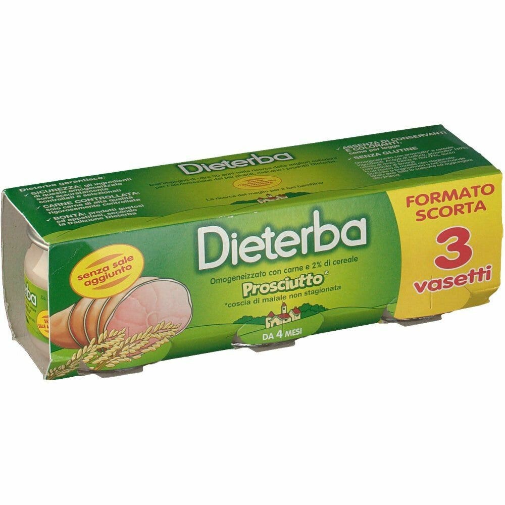 Dieterba Omogeneizzato Prosciutto 3x80g-1