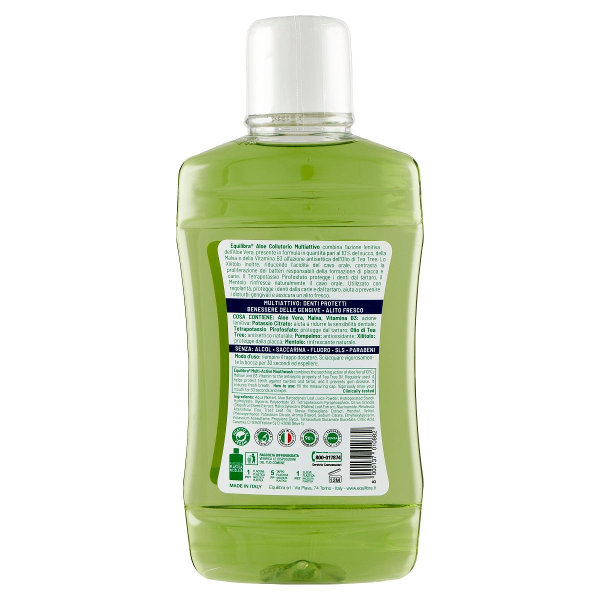 Equilibra Aloe Collutorio Multiattivo 500ml-5