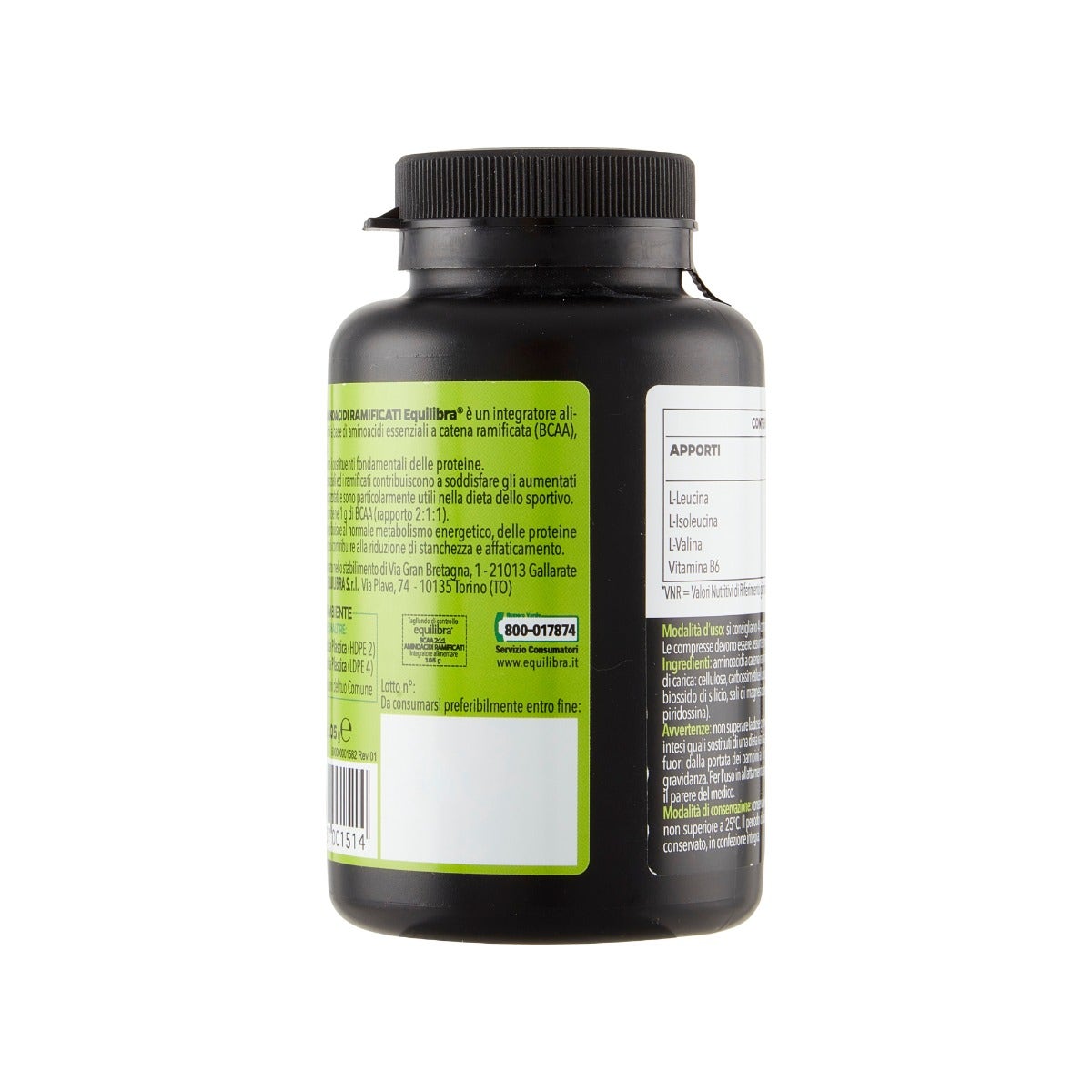 Equilibra Sport BCAA 2:1:1 Aminoacidi Ramificati 100 Compresse-4
