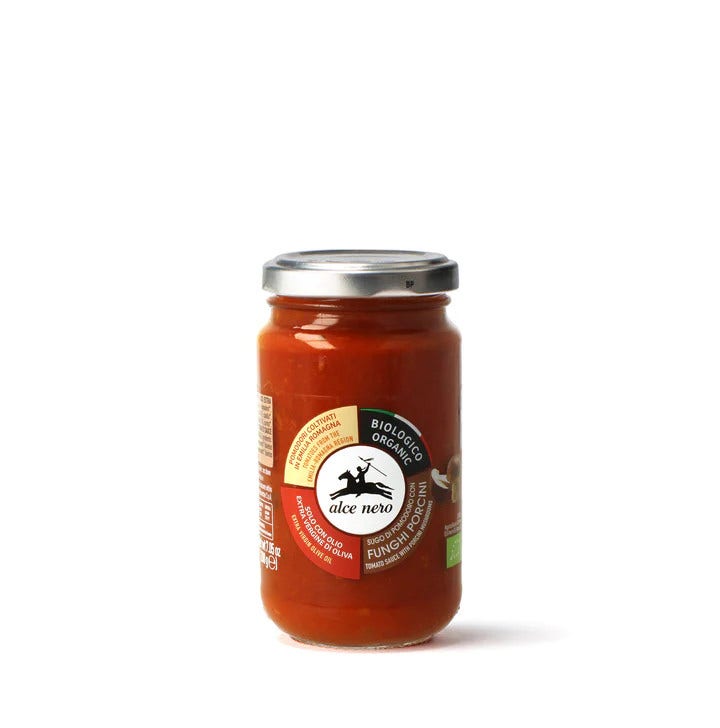 Alce Nero Sugo Di Pomodoro Con Funghi Porcini Biologico 200g-2