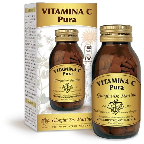 Dr Giorgini Vitamina C Pura 180 Pastiglie -2