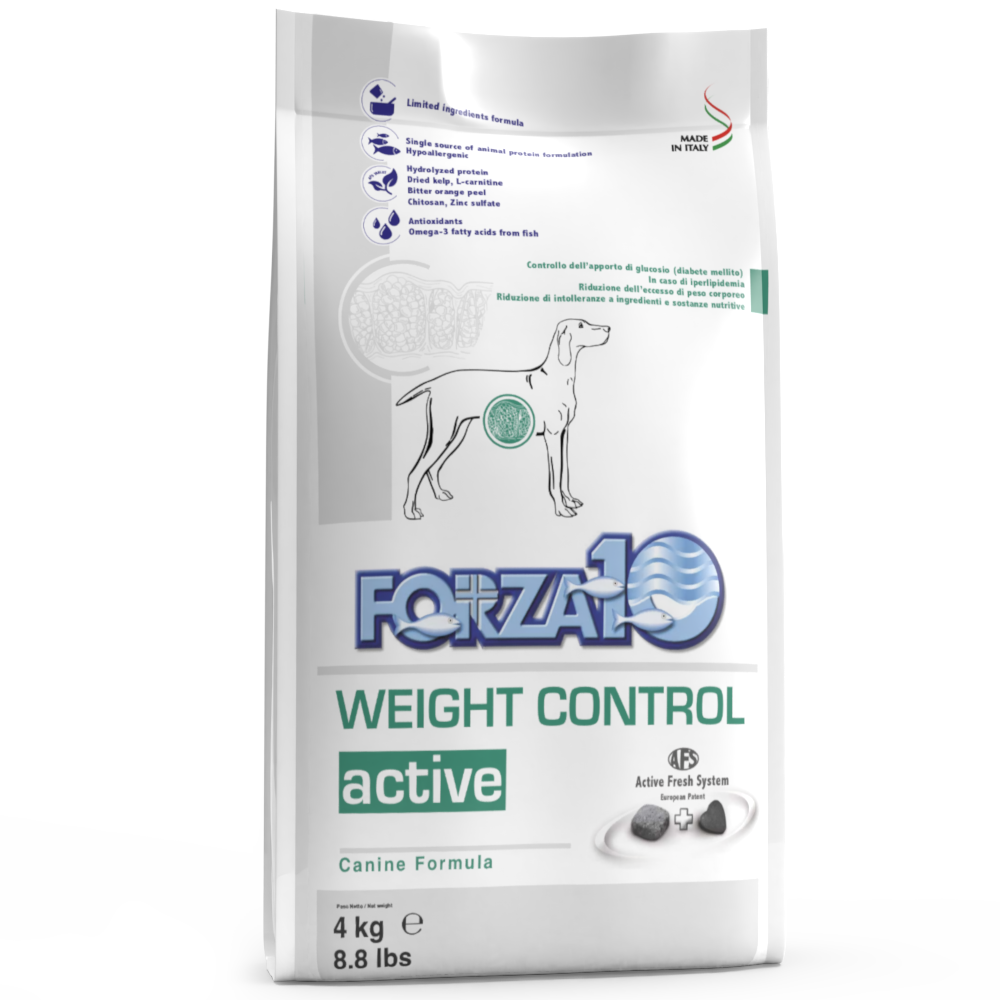Forza10 Active Weight Control Cibo Secco Cani Adulti Sacco 4kg-2