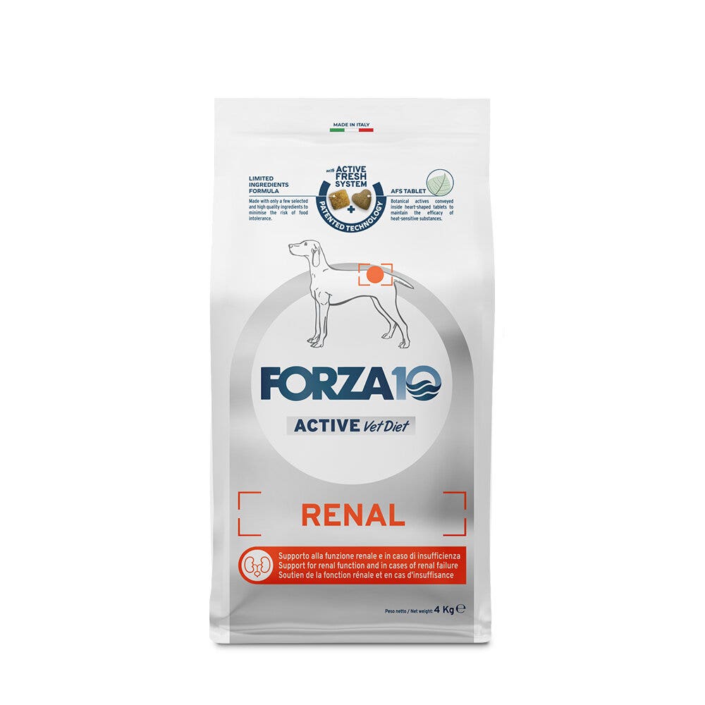 Forza10 Active Renal Cibo Secco Cani Adulti Sacco 4kg-1