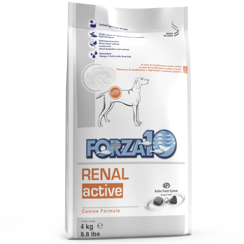 Forza10 Active Renal Cibo Secco Cani Adulti Sacco 4kg-2