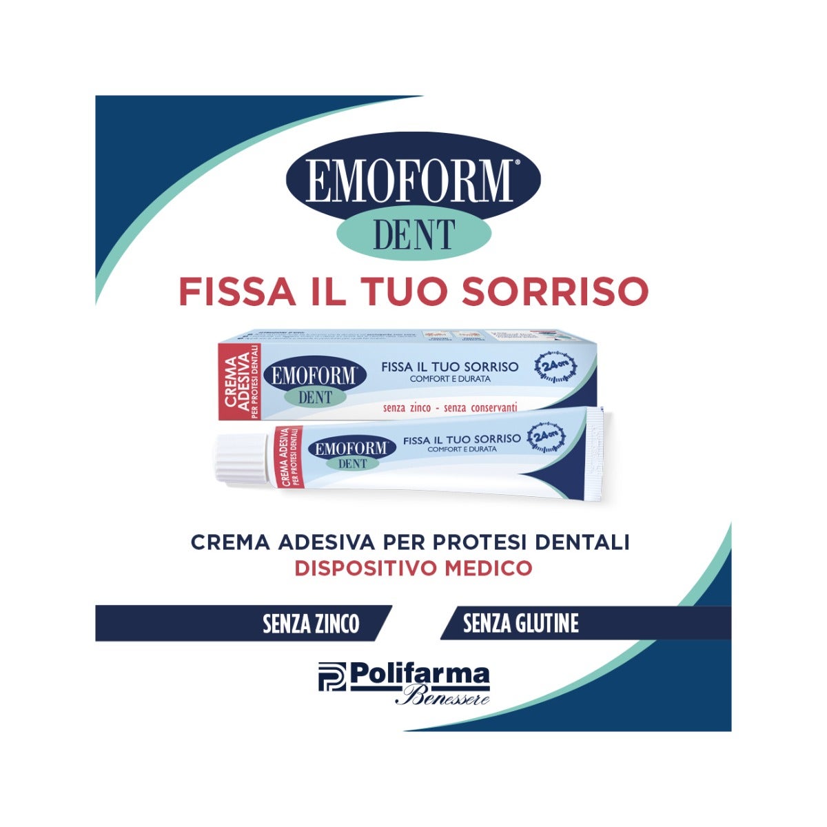 Emoform Dent Crema Dentiere 45g-3