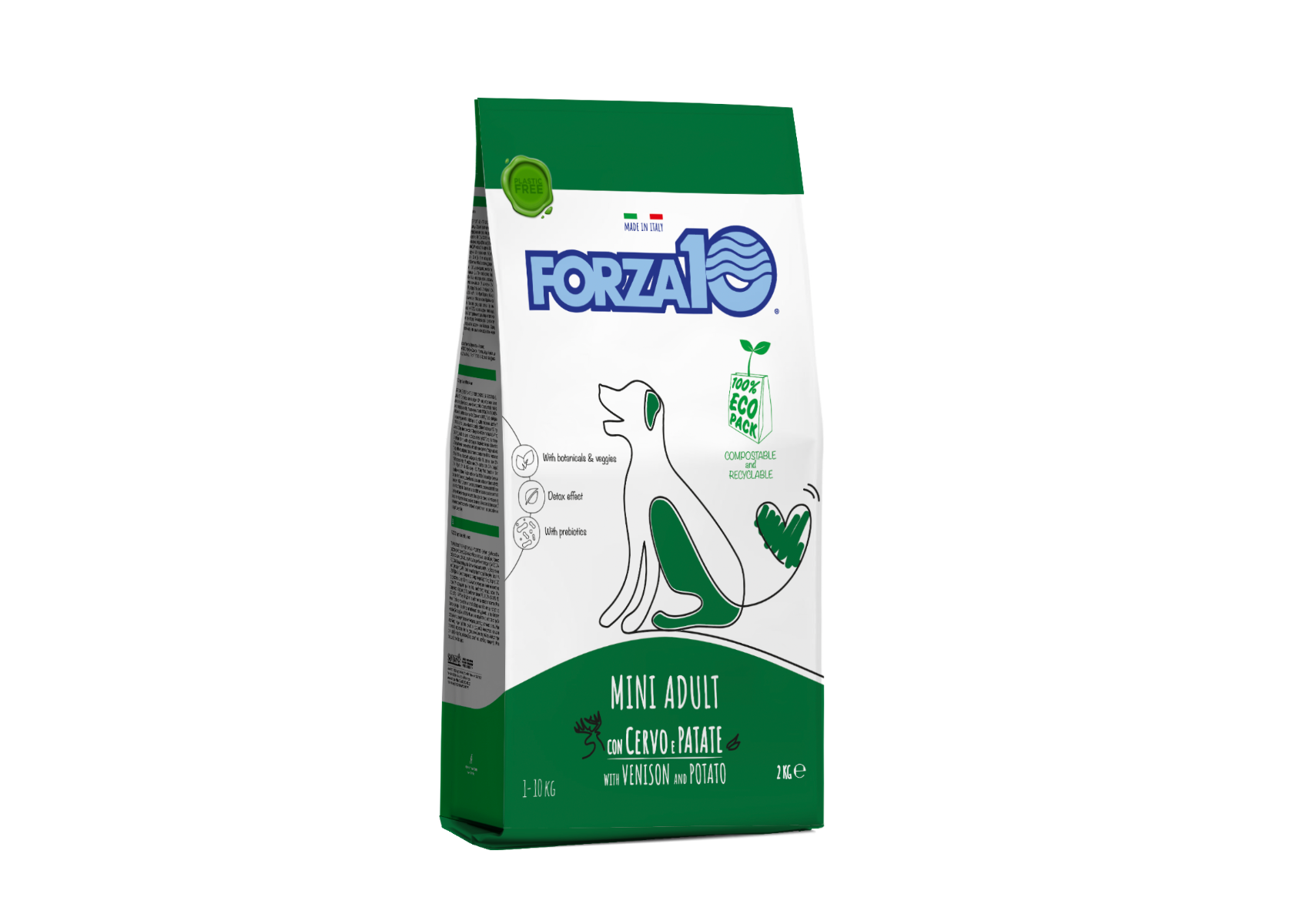 Forza10 Adult Maintenance Crocchette Al Cervo Con Patate Cani Adulti Taglia Piccola Sacco 2kg-2