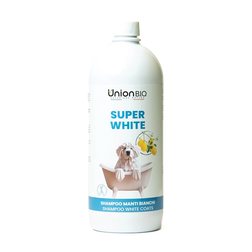 Union Bio Shampoo Super White Per Cani Manti Bianchi 1 Litro-3