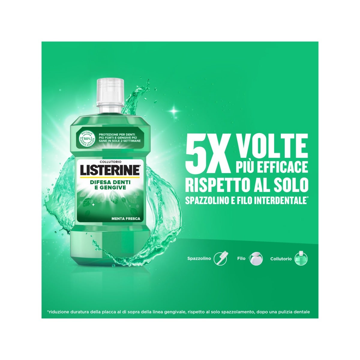 Listerine Difesa Denti E Gengive Collutorio 500ml-44