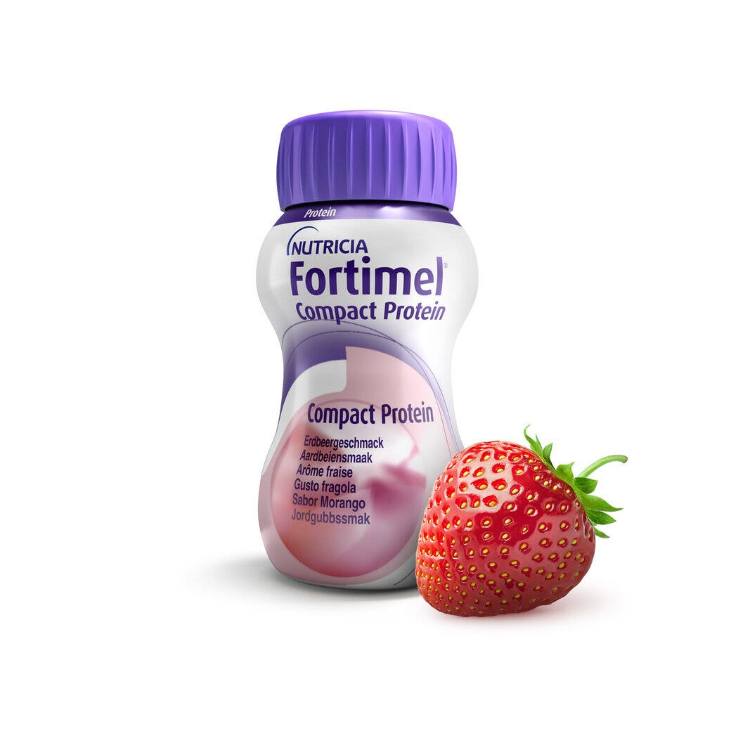Fortimel Compact Protein Fragola 4x125ml-4
