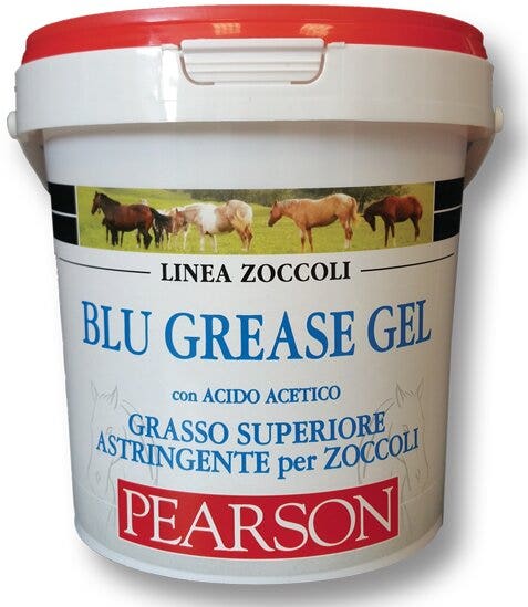 Guglielmo Pearson Blu Grease Gel Grasso Zoccoli Per Equini 3kg-2