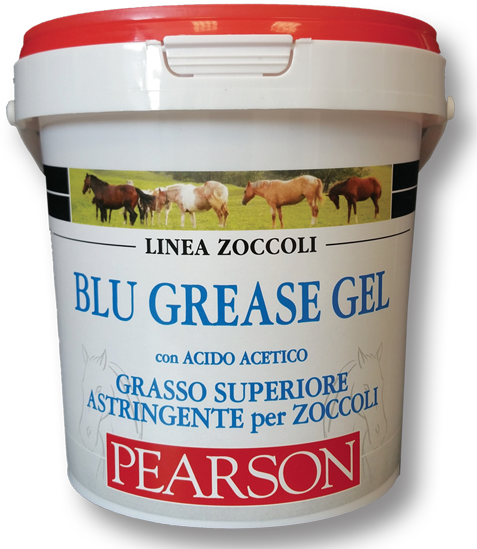 Guglielmo Pearson Blu Grease Gel Grasso Zoccoli Per Equini 3kg-1