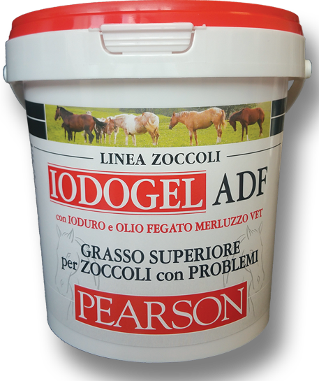 Guglielmo Pearson Iodogel ADF Grasso Zoccoli Per Equini 1kg-2
