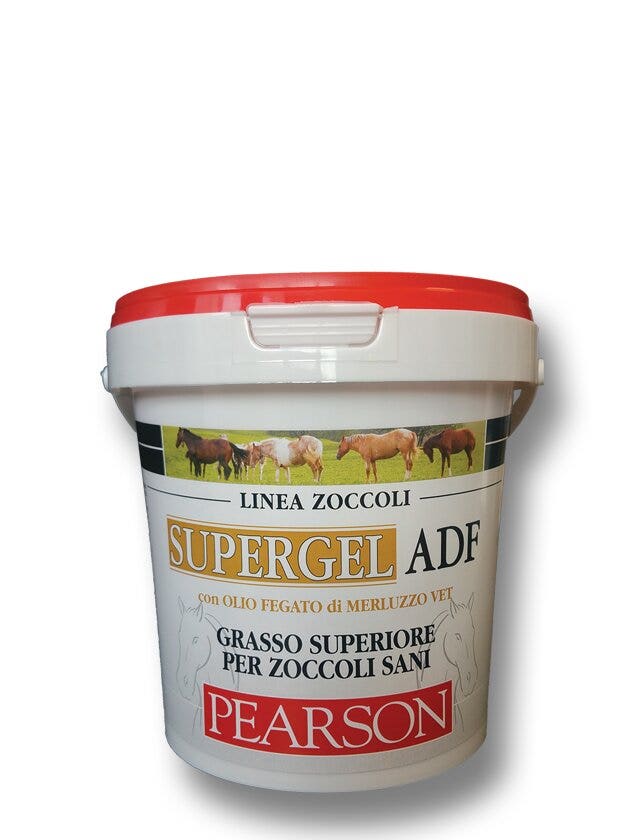 Guglielmo Pearson Supergel ADF Grasso Superiore Giallo Olio Di Fegato Di Merluzzo Per Zoccoli Equini 1kg-1