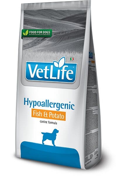 Farmina Vet Life Natural Canine Hypoallergenic Cibo Secco Pesce E Patate Per Cani Sacco 12kg-1