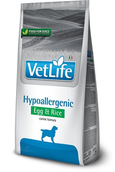 Farmina Vet Life Natural Canine Hypoallergenic Cibo Secco Uova E Riso Per Cani Sacco 12kg-1
