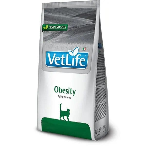 Farmina Vet Life Natural Feline Obesity Cibo Secco Per Gatti Sacco 2kg-1
