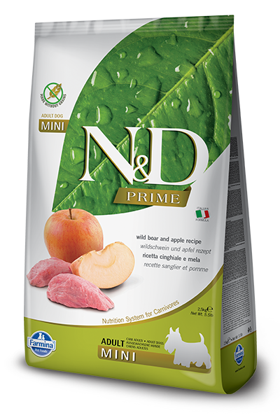 Farmina N&D Prime Cinghiale E Mela Cani Adulti Taglia Mini Sacco 800g-1
