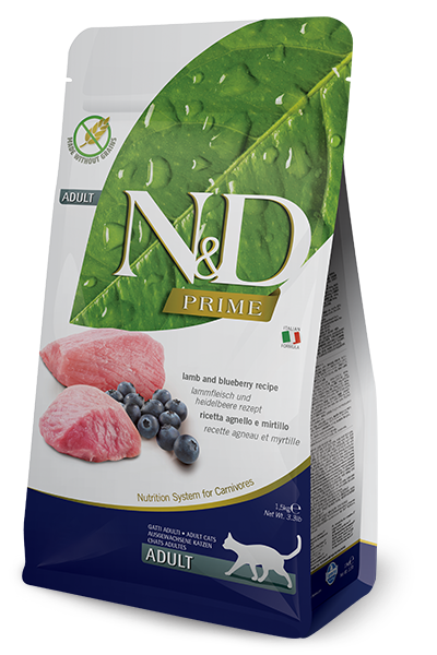Farmina N&D Prime Agnello E Mirtillo Gatti Adulti Sacco 5kg-1